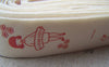 Accessories - 5.46 Yards (5 Meters) Ness Home Pink Love You Handmade Print Cotton Ribbon Label String A2552
