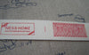 Accessories - 5.46 Yards (5 Meters) Ness Home Pink Love You Handmade Print Cotton Ribbon Label String A2552