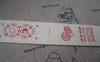 Accessories - 5.46 Yards (5 Meters) Ness Home Pink Love You Handmade Print Cotton Ribbon Label String A2552
