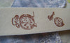 Accessories - 5.46 Yards (5 Meters) Spring Nature Key Print Cotton Ribbon Label String A2544
