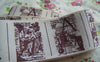 Accessories - 5.46 Yards (5 Meters) Vintage House Lady Pattern Print Cotton Ribbon Label String A2558