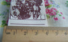 Accessories - 5.46 Yards (5 Meters) Vintage House Lady Pattern Print Cotton Ribbon Label String A2558