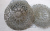 Accessories - 5 Pcs Antique Brone Brass Filigree Flower Hat Embellishments 55mm A6323