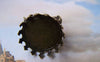 Accessories - 5 Pcs Antique Bronze Adjustable Ring Blank Shank Base With 20mm Bezel Crown Edge A3664