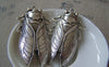 Accessories - 5 Pcs Antique Silver Huge Cicada Pendants 34x62mm A3596