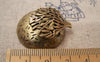 Accessories - 5 Pcs Hemisphere Tree Bronze Charms 30mm A328