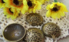 Accessories - 5 Pcs Hemisphere Tree Bronze Charms 30mm A328