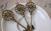 Accessories - 5 Pcs Of Antique Bronze Big Skeleton Key Pendants Charms 20x60mm A215