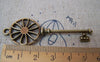 Accessories - 5 Pcs Of Antique Bronze Big Skeleton Key Pendants Charms 20x60mm A215