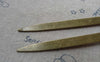 Accessories - 5 Pcs Of Antique Bronze Three Hole Hook Bookmark Charms 6x146mm A6672