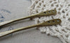 Accessories - 5 Pcs Of Antique Bronze Three Hole Hook Bookmark Charms 6x146mm A6672