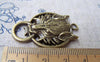 Accessories - 5 Pcs Of Antique Bronze Wolf Head Pendants Charms 27x40mm A530