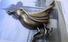 Accessories - 5 Pcs Of Antique Bronze Woodpecker Bird Charms Pendants 36x54mm A7721