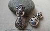 Accessories - 5 Pcs Of Antique Silver 3D Filigree Heart Girl Doll Pendants Charms 11x29mm A6373