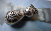 Accessories - 5 Pcs Of Antique Silver 3D Filigree Heart Girl Doll Pendants Charms 11x29mm A6373