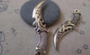 Accessories - 5 Pcs Of Antique Silver 3D Knife Charms 14x47mm A7471