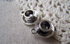 Accessories - 5 Pcs Of Antique Silver Coffee Cup Charms 15x19mm A2313