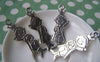 Accessories - 5 Pcs Of Antique Silver Prince Charms Pendants Double Sided 17x48mm A1528