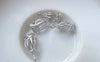 Accessories - 5 Pcs Of Matte White Gold Tone 3D Bird Cage Charms Pendants 7x15mm A7682