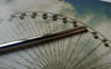 Accessories - 5 Pcs Of Platinum White Gold Tone Brass Retro Solid Hair Stick Bun Stick 3x120mm A5569