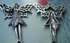 Accessories - 5 Pcs Of Tibetan Silver Antique Silver Fairy Pendants Charms 39x51mm A1381