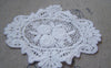 Accessories - 5 Pcs White Filigree Floral Huge Cotton Lace Doily 78x88mm A4843