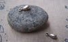 Accessories - 50 Pcs Antique Silve Fat Tear Drop Teardrop Charms 5x9mm A970