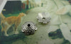 Accessories - 50 Pcs Antique Silver Bead Caps Filigree Flower Spacer 10mm A5962