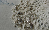 Accessories - 50 Pcs Antique Silver Heart Wing Filigree Charms 11x12mm A6527