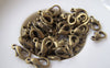 Accessories - 50 Pcs Antiqued Bronze Lobster Clasp 10mm A4131