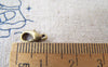Accessories - 50 Pcs Antiqued Bronze Lobster Clasp 10mm A4131