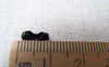 Accessories - 50 Pcs Black Bead Chain Ends Connector Clasps For Bead Chain Sized 2.4mm A2147