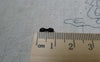 Accessories - 50 Pcs Black Bead Chain Ends Connector Clasps For Bead Chain Sized 2.4mm A6156