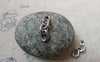 Accessories - 50 Pcs Chrome Color Steel Precut Oval Extension Chain Link 5x7mm A6269