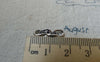 Accessories - 50 Pcs Chrome Color Steel Precut Oval Extension Chain Link 5x7mm A6269