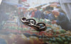 Accessories - 50 Pcs Chrome Color Steel Precut Oval Extension Chain Link 5x7mm A6269
