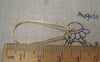 Accessories - 50 Pcs Gold Kidney Earwire Earring Components 38mm A5089