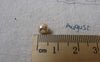 Accessories - 50 Pcs Gold Plated Brass Sand Star Dust Beads Large Hole Beads 6mm A7066