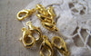 Accessories - 50 Pcs Gold Tone Lobster Clasp 12mm A4136