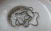 Accessories - 50 Pcs Of Antique Bronze Brass Plum Flower Rings 25mm A6288