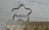 Accessories - 50 Pcs Of Antique Bronze Brass Plum Flower Rings 25mm A6288