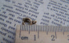 Accessories - 50 Pcs Of Antique Bronze Brass Spring Ring Clasps 6mm A3389