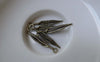 Accessories - 50 Pcs Of Antique Bronze Feather Charms 5x28mm A7223