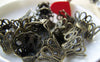 Accessories - 50 Pcs Of Antique Bronze Filigree Iron Bead Caps 12x16mm A2043