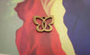 Accessories - 50 Pcs Of Antique Bronze Flat Filigree Butterfly Charms 12x14mm A5184