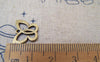 Accessories - 50 Pcs Of Antique Bronze Flat Filigree Butterfly Charms 12x14mm A5184
