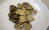 Accessories - 50 Pcs Of Antique Bronze Flat Mouse Head Charms 10x12mm A5181