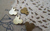Accessories - 50 Pcs Of Antique Bronze Flat Mouse Head Charms 10x12mm A5181