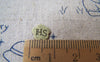 Accessories - 50 Pcs Of Antique Bronze Handmade Flower Cabochon 8mm A2979