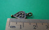 Accessories - 50 Pcs Of Antique Bronze Heart Charms 10x18mm Double Sided A1515